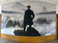 Toile tendue mur imprimé d'une oeuvre de Caspar David Friedrich