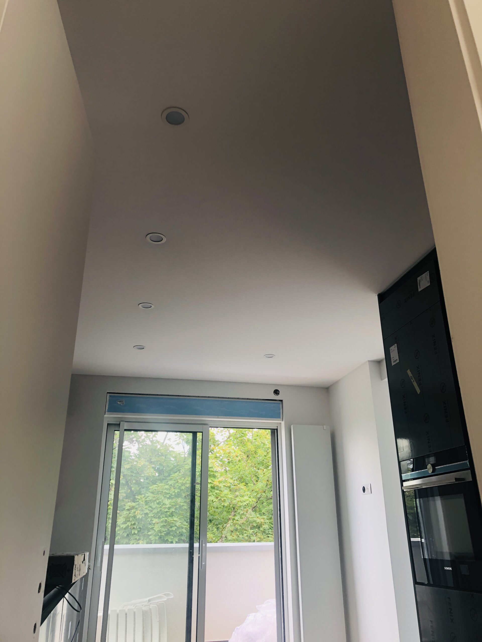 Plafond tendu blanc acoustique voiron grenoble