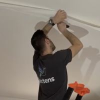 en cours d'installation plafond tendu voiron grenoble